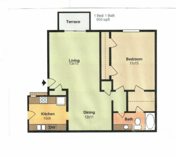 Floor Plans of Arbors Apartment Homes in Macon, GA